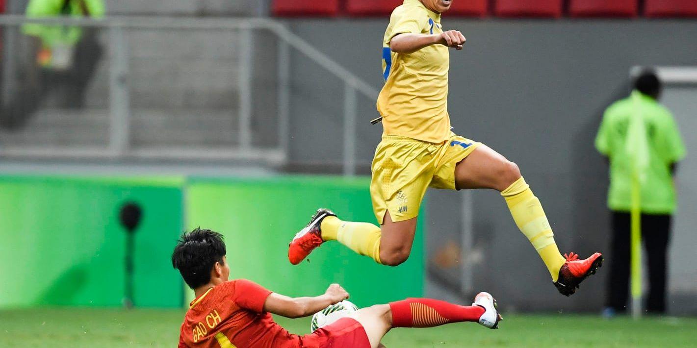 Caroline Seger är nöjd med 0–0 mot Kina som innebar att Sverige slipper resa från Brasília till kvartsfinalen.