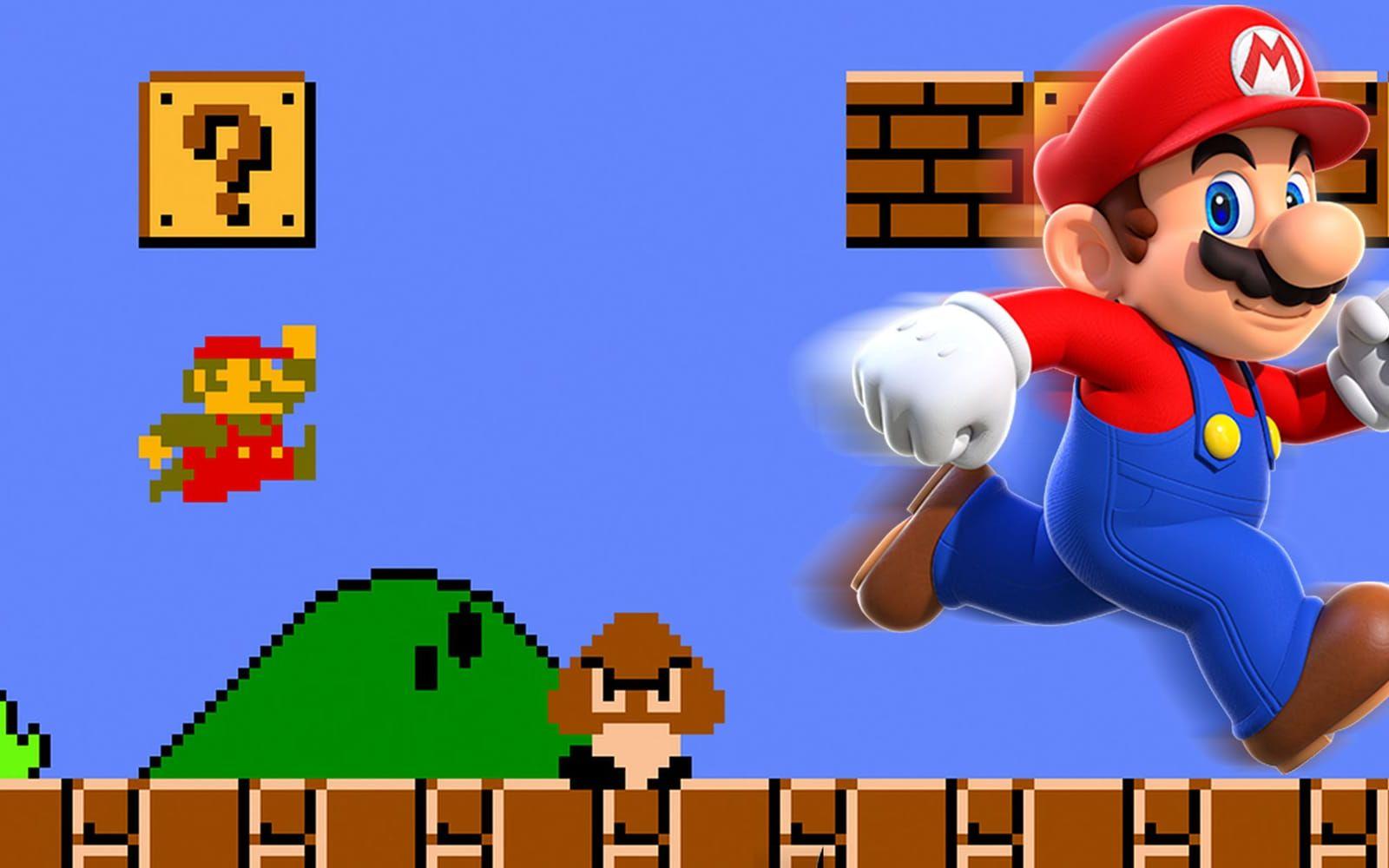 Klicka vidare för att se Super Marios utveckling genom åren.