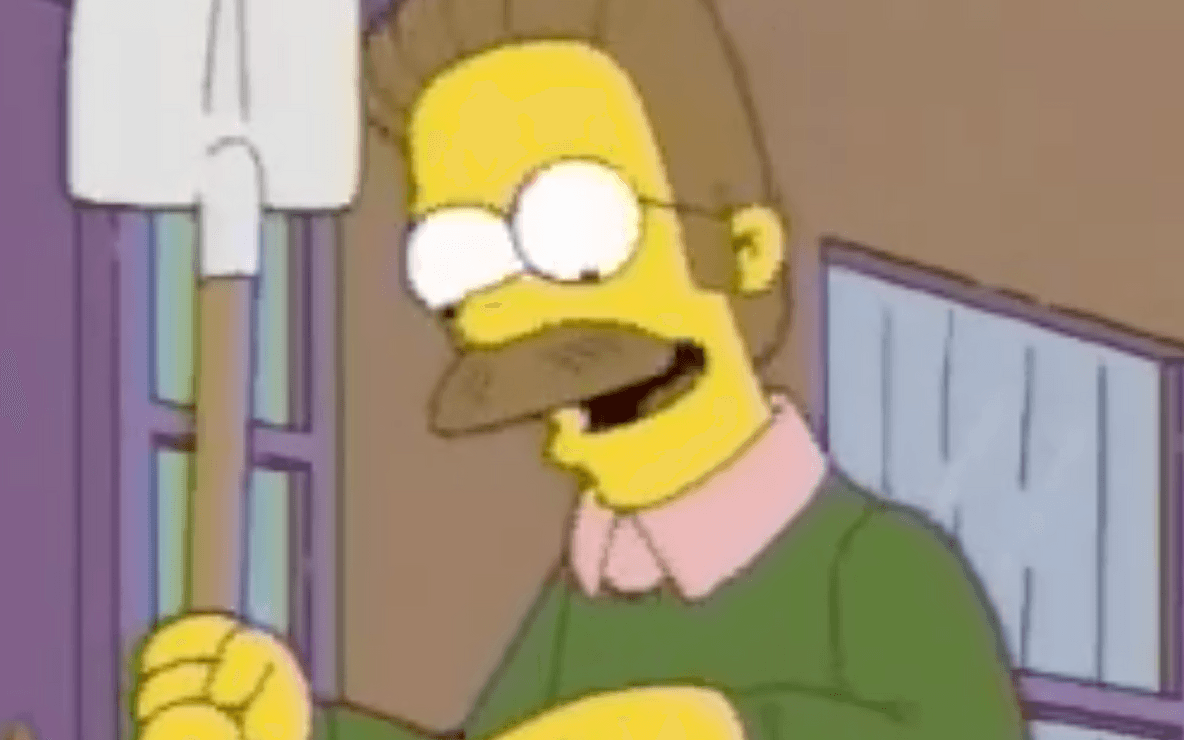 <strong>Ned Flanders, The Simpson.</strong> Hi-dilly-ho, neighbourinos! Homer Simpson må vara en klantig idiot, men inte ens Satan själv förtjänar denna hyperpositiva och klämkäcka bibeldyrkare till granne. Alltid redo att hjälpa till är han ett vandrande dåligt samvete och hans naiva godhet är av den sorten som vi också ser hos Carola. Tyvärr går det inte att komma ifrån att vi bryr oss om honom. Och om han försvann skulle vi sakna diddly-doandet på andra sidan staketet.
