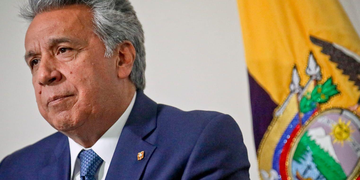 Ecuadors president Lenín Moreno. Arkivbild.