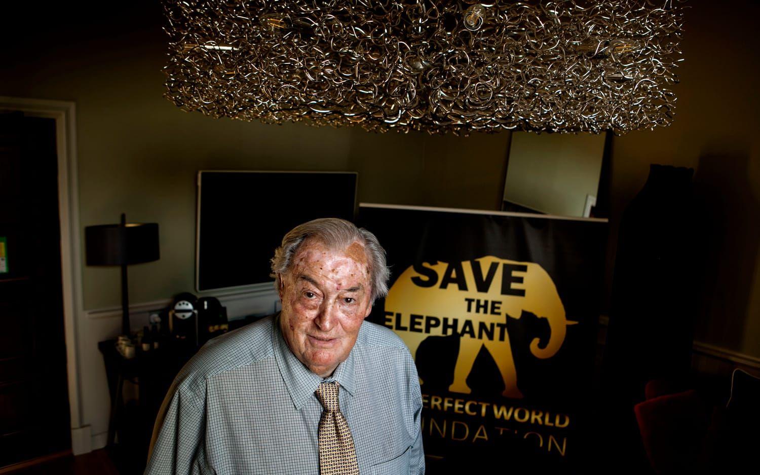 Leakey har ägnat en stor del av sitt liv åt att kämpa mot handeln av elefantprodukter. Bild: Per Wahlberg.