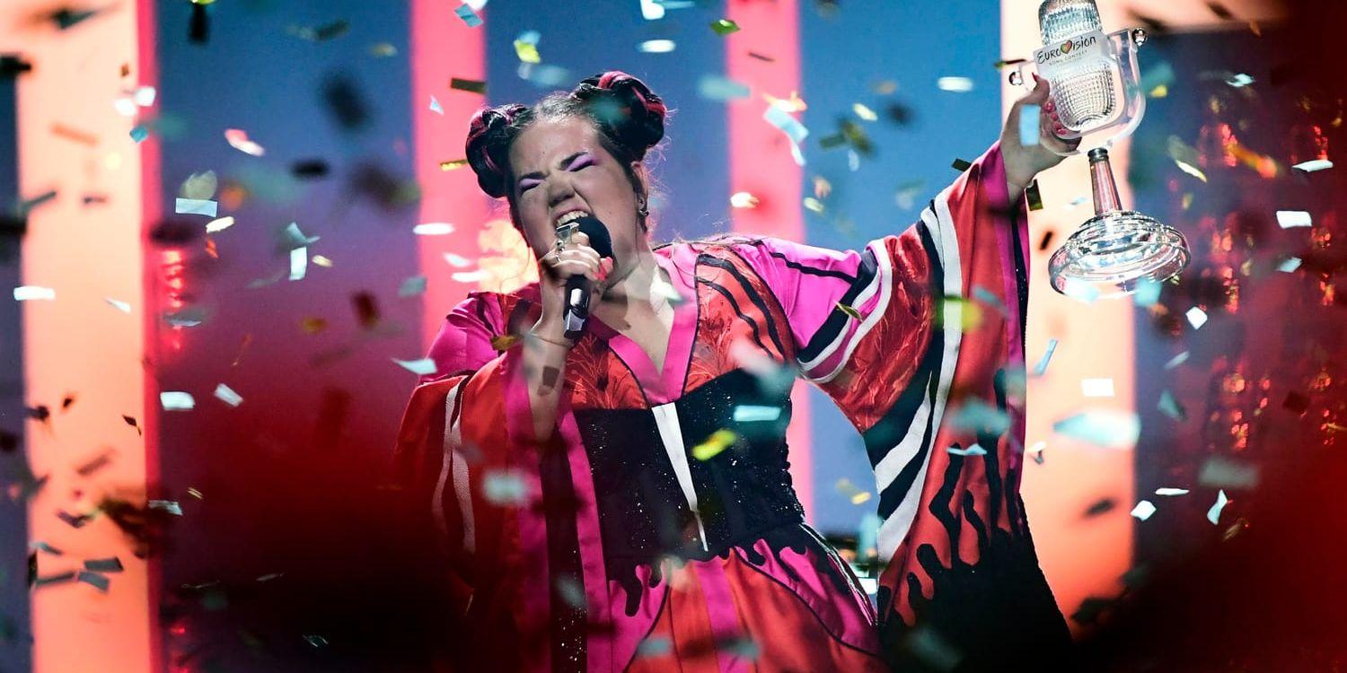 Netta från Israel vann lördagens final i Eurovision Song Contest och ökade därefter med flest lyssningar av alla tävlande på Spotify.