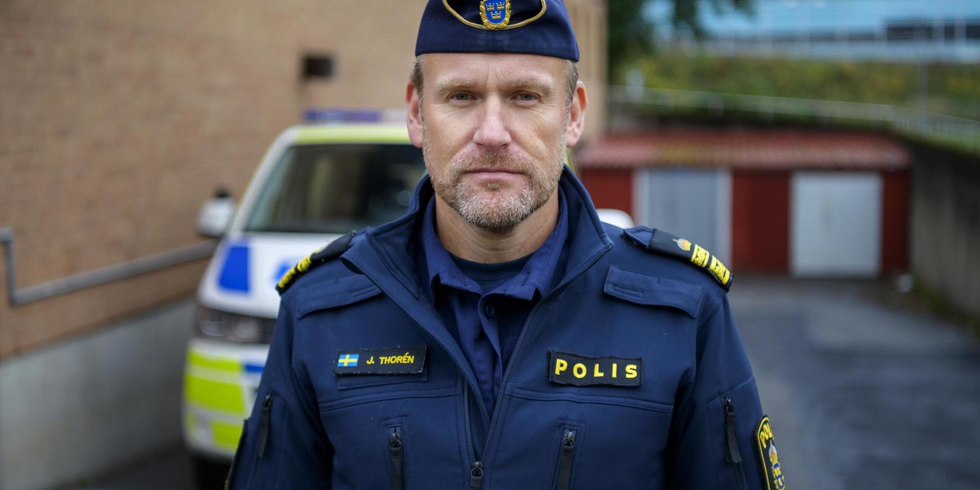 Jörgen Thorén är polisområdeschef på Hisingen.