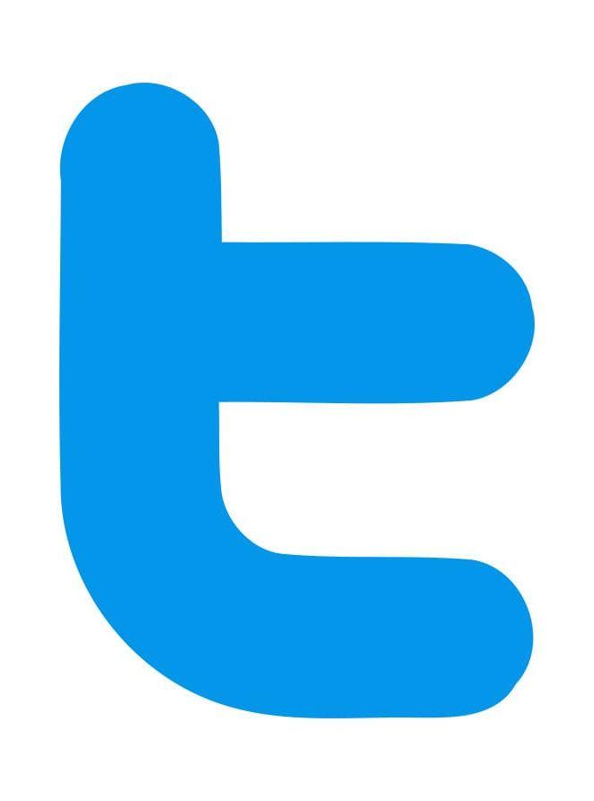 Idag har Twitter hunnit byta ut sin  ursprungliga logotyp mot en fågel, men formspråket och den blå färgen finns kvar