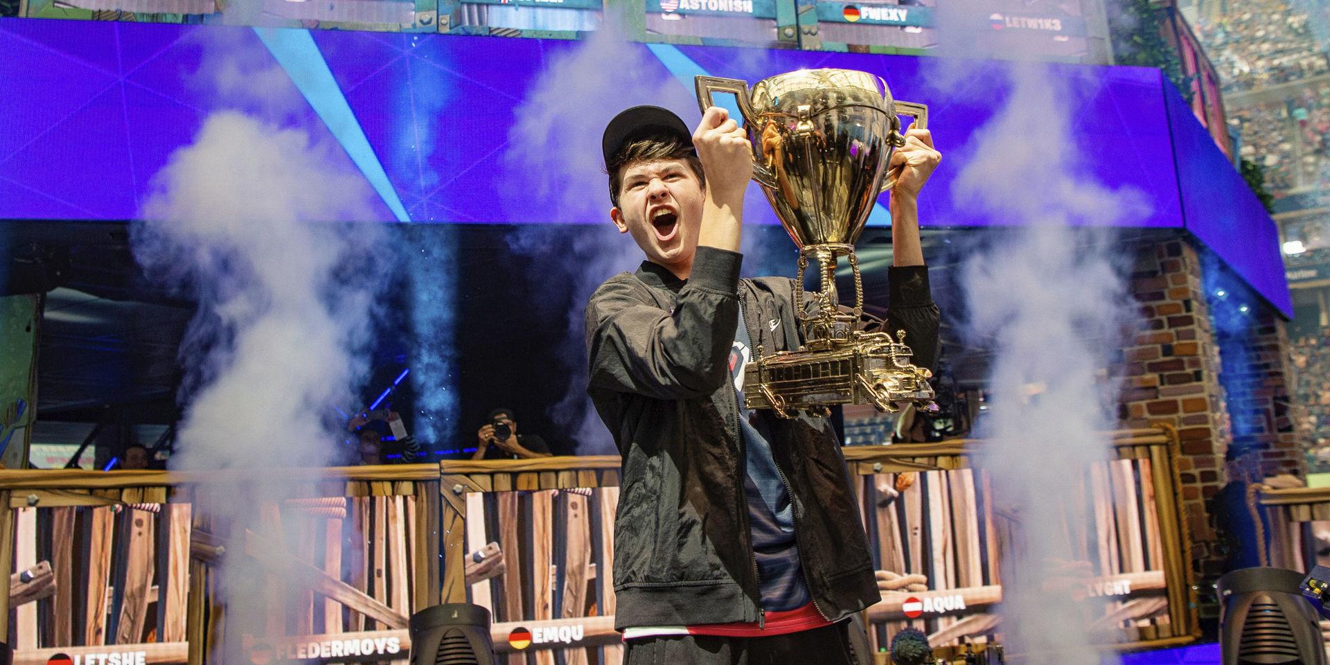 Kyle Giersdorf spelade hem tre miljoner dollar genom att vinna 'Fortnites' VM-tävling i New York förra sommaren. 