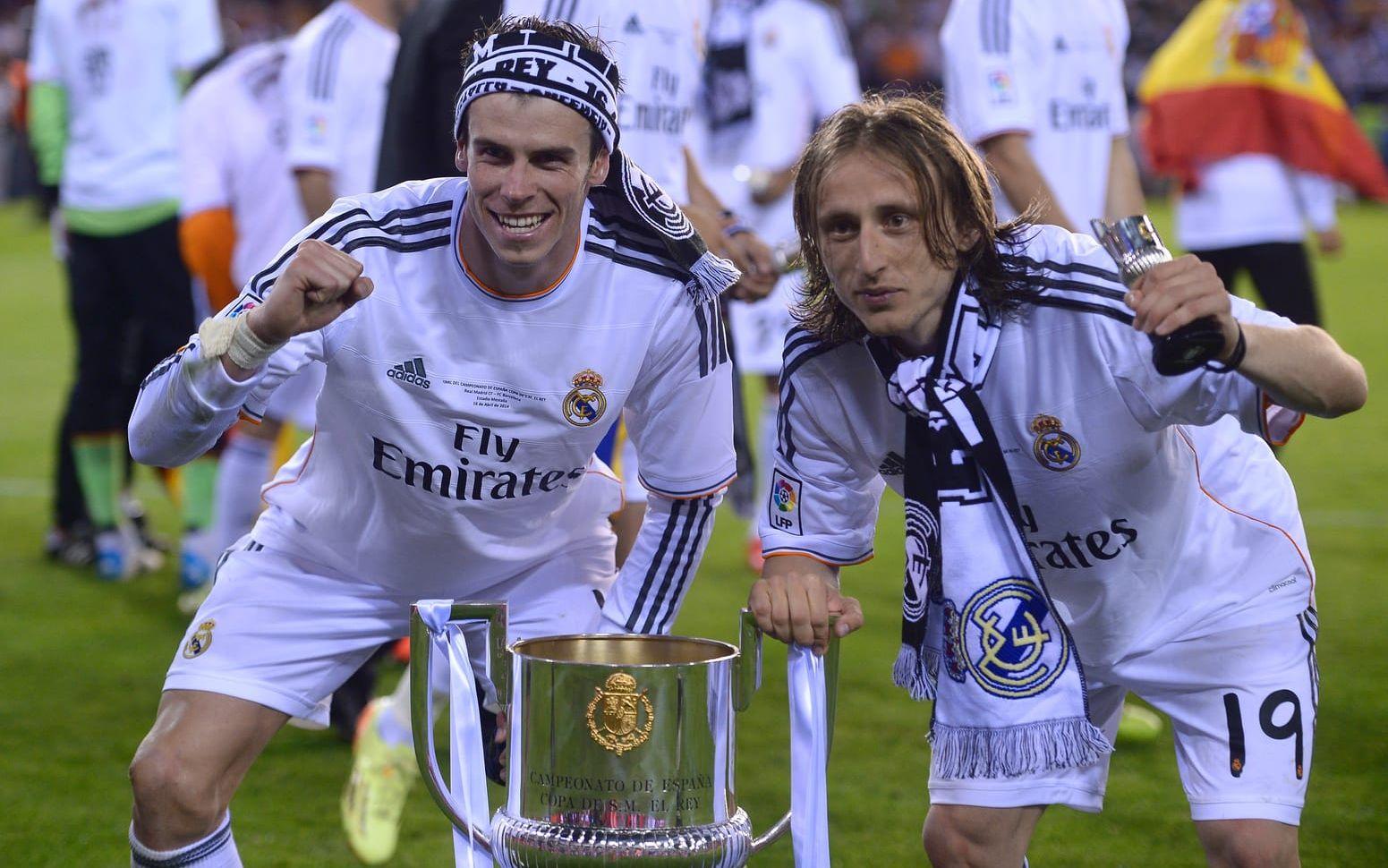 Samtidigt vann två före detta Tottenhamspelare, Luka Modric och Gareth Bale, Champions League med Real Madrid. Foto: TT