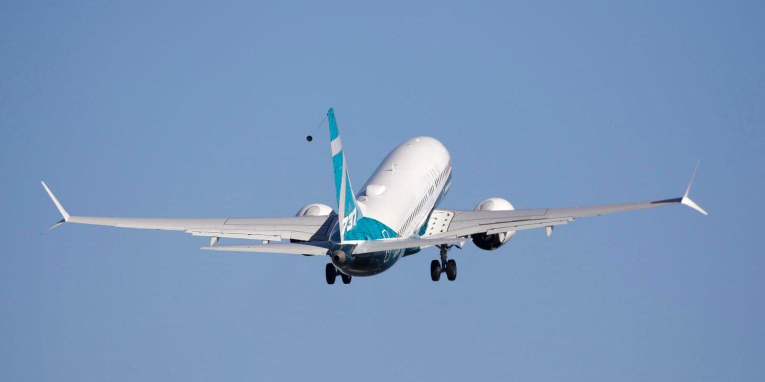 En Boeing lyfter mot nya höjder. Arkivbild.