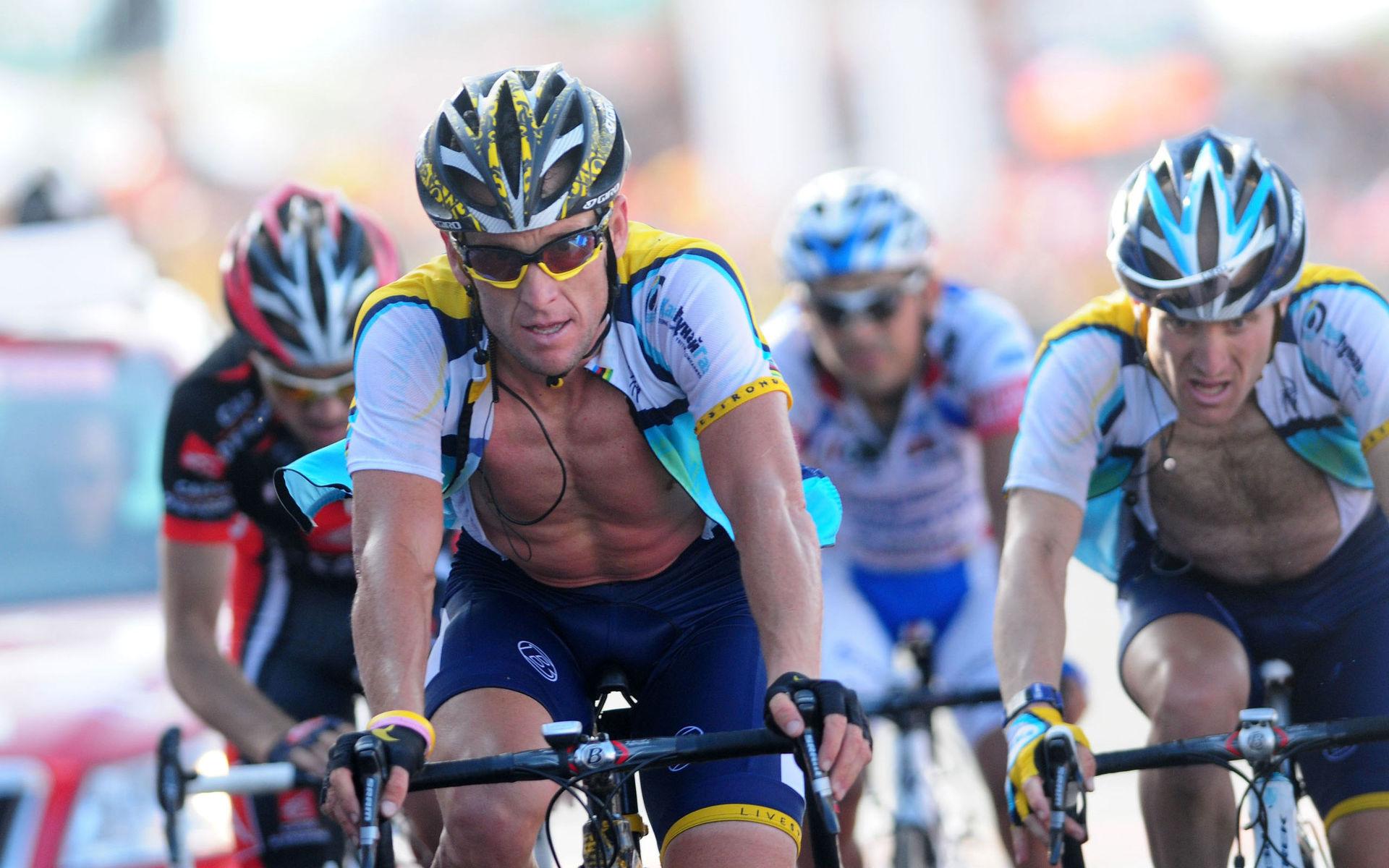 Lance Armstrong sågs som den främste cyklisten genom tiderna. 