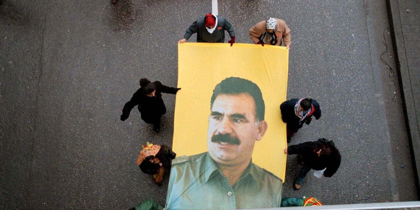 Den fängslade PKK-ledaren Abdullah Öcalan. Arkivbild.