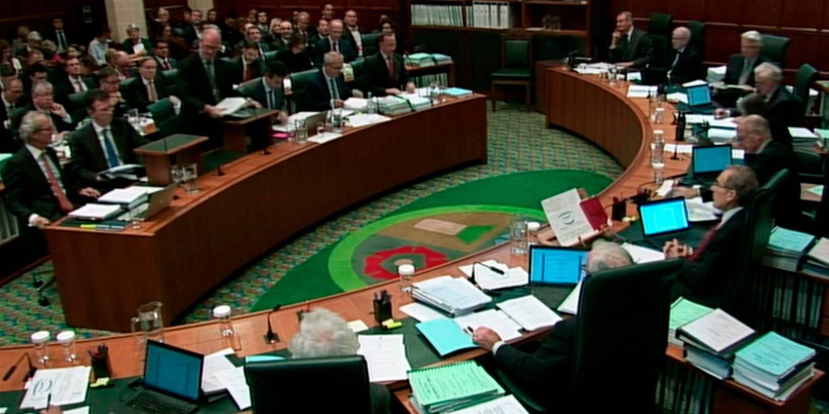 Högsta domstolen i London har avslagit en begäran om att stoppa brittisk vapenexport till Saudiarabien. Arkivbild.
