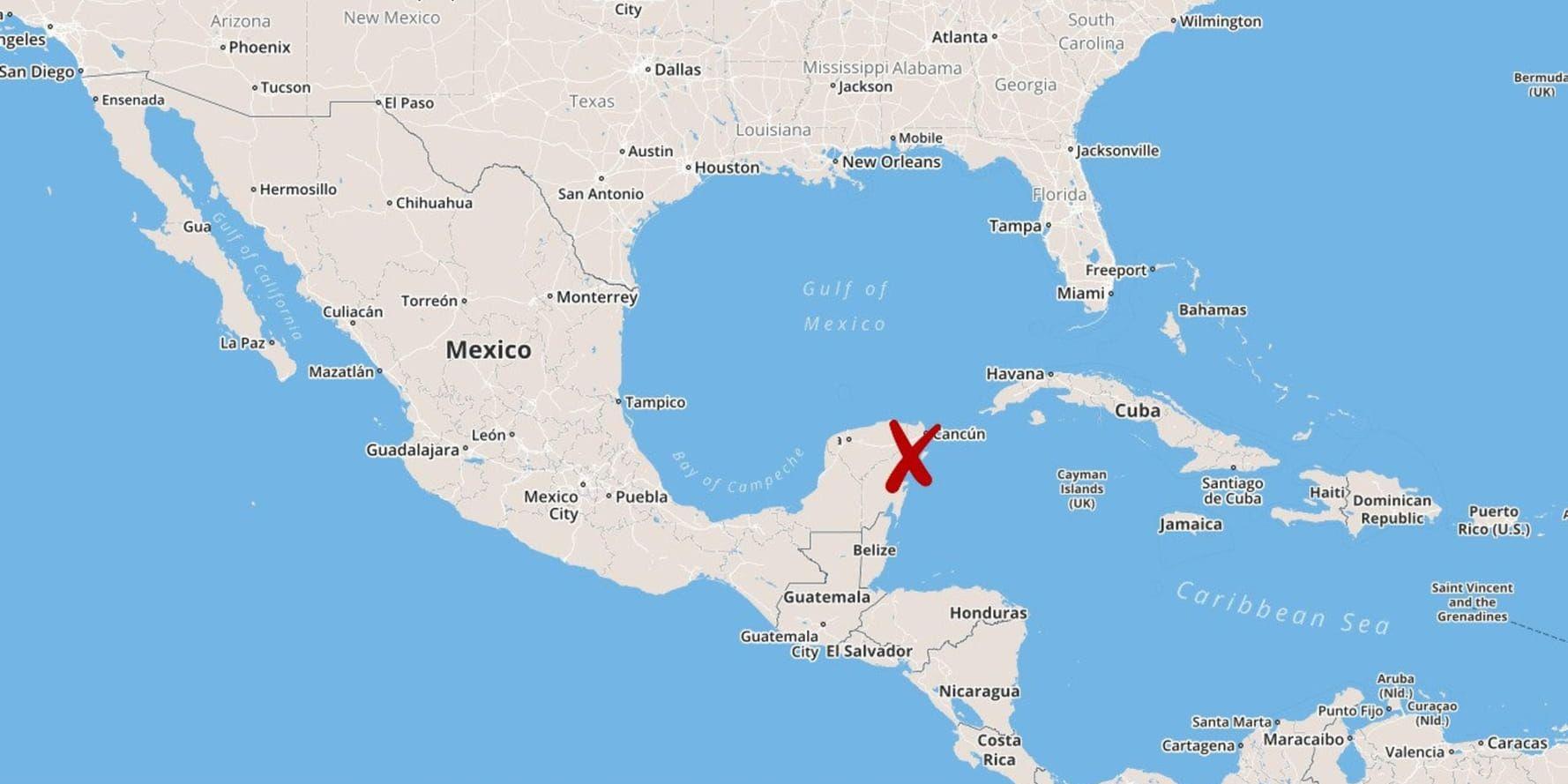 Akumal i delstaten Quintana Roo i Mexiko.