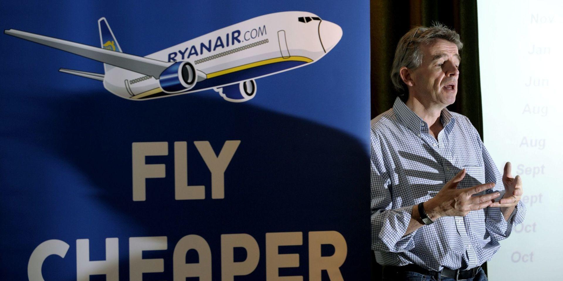Stockholm 2008. Ryanairs vd Michael O&apos;Leary är i Stockholm för att diskutera lågprisflygets ställning och framtid och för att släppa en miljon biljetter för 30 kronor. 