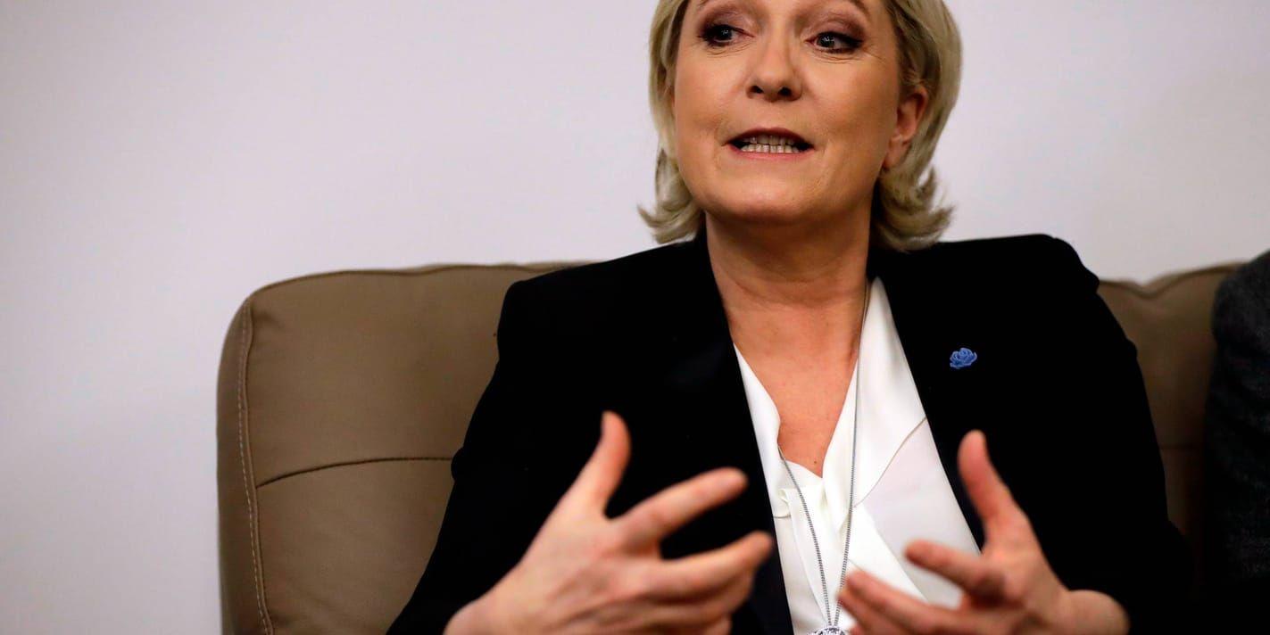 Marine Le Pen, ledare för franska Nationella fronten. Arkivbild.