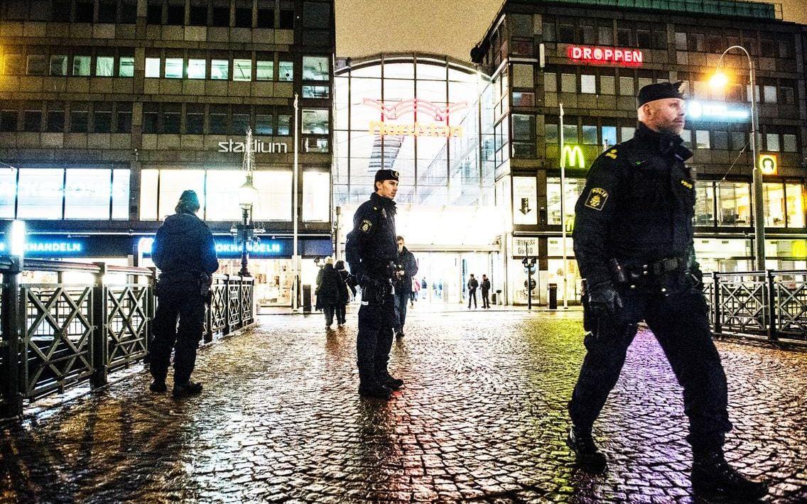 Under onsdagseftermiddagen kommer rikspolischefen att patrullera på gatorna i Göteborg. Bild: GP