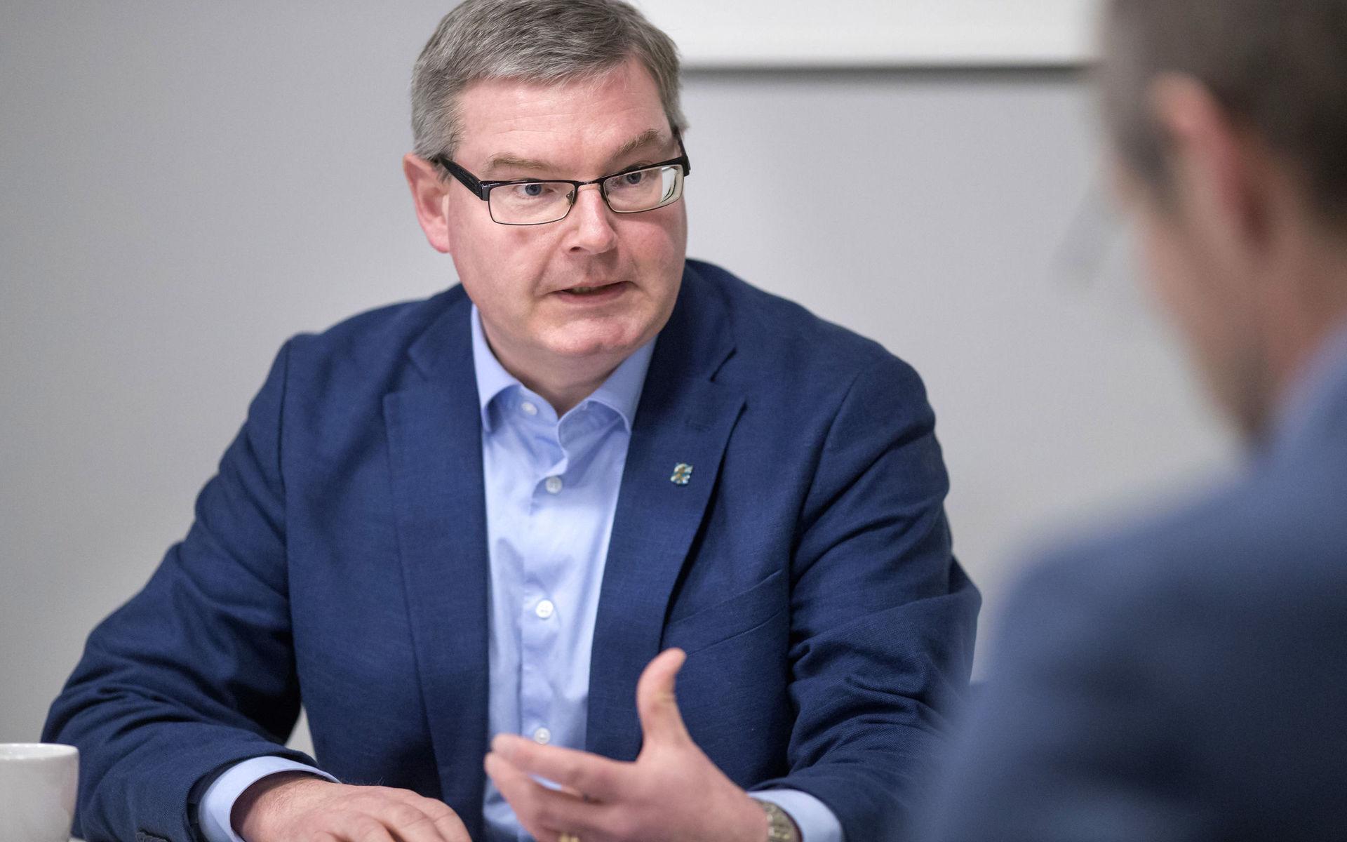 Jonas Ransgård (M) presenterade under måndagen tillsammans med Liberalerna och Kristdemokraterna trygghetssatsning på 33 miljoner kronor.
