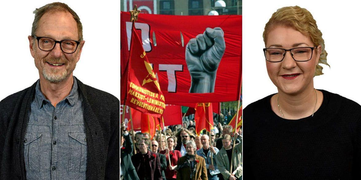 Ulf Nilsson (K), plåtslagare, förstanamn på Kommunistiska partiets valsedel i Göteborg och Ingrid Frejd (K), undersköterska, andranamn på Kommunistiska partiets valsedel i Göteborg.