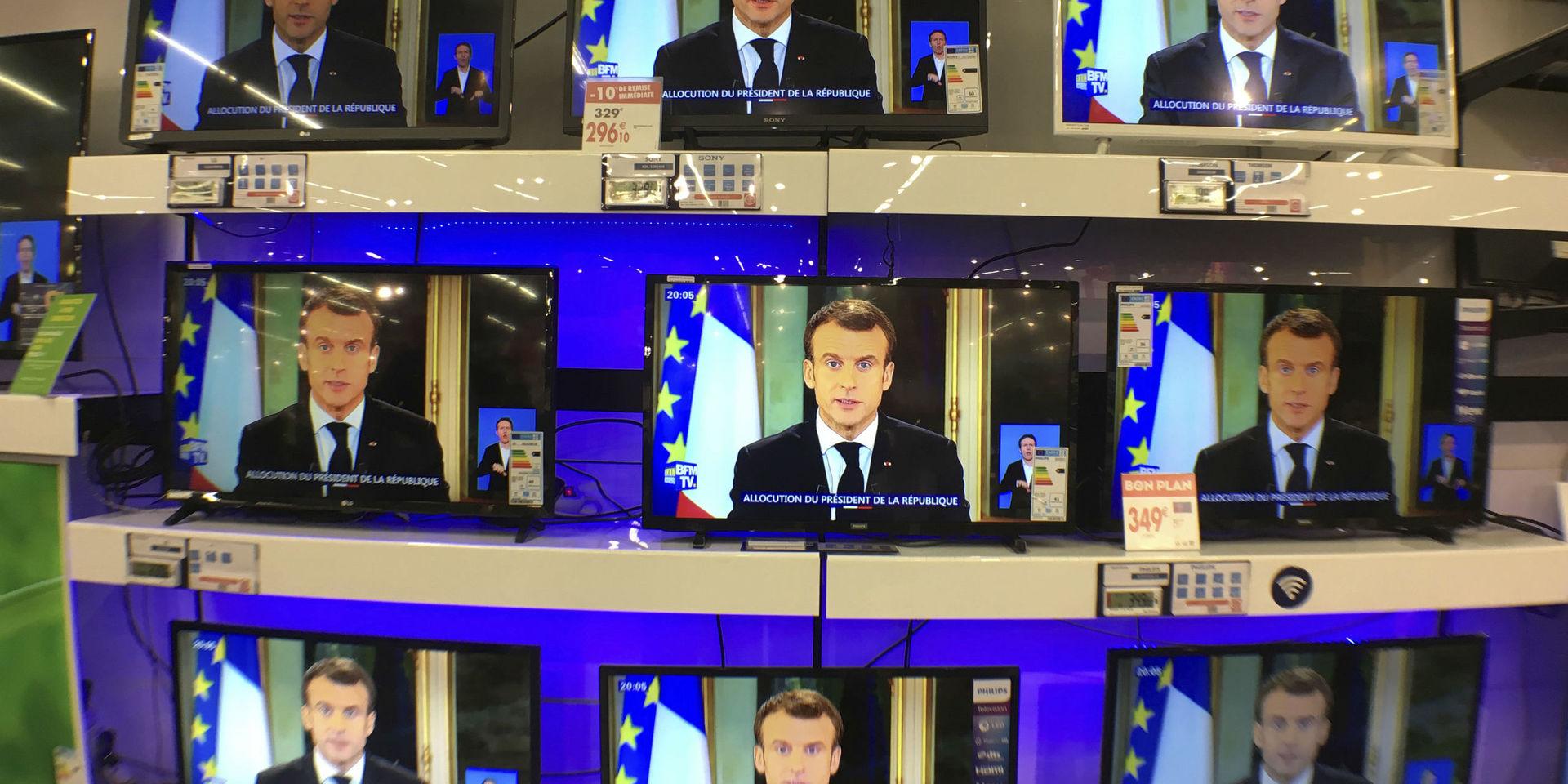 I går kväll höll Frankrikes president Emmanuel Macron tal till nationen.