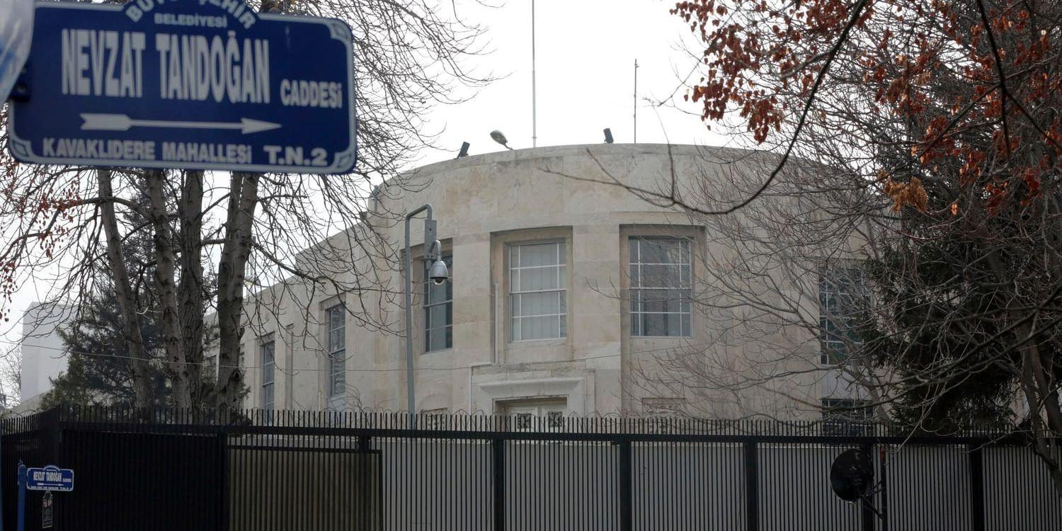 USA:s ambassad i Ankara. Arkivbild.