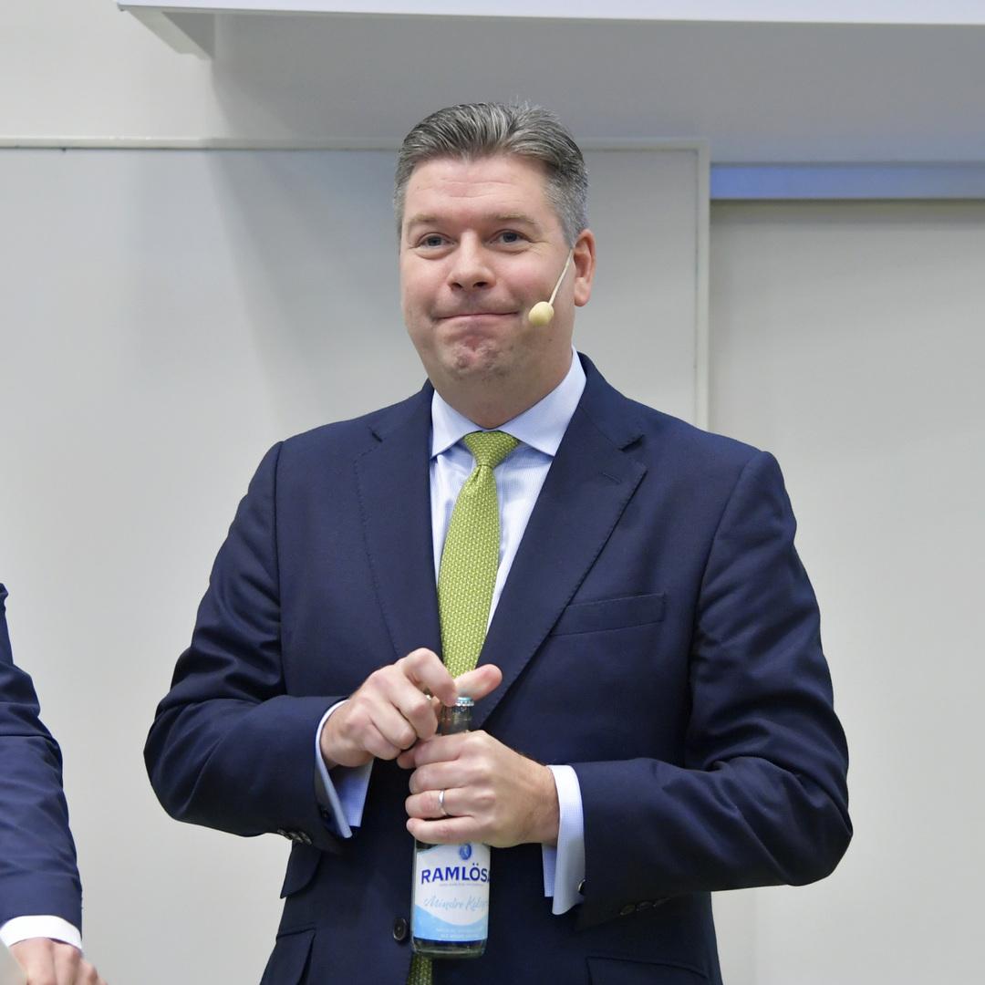 Johan Torgeby, verkställande direktör och koncernchef i SEB, presenterade på torsdagen bankens tredje kvartal.