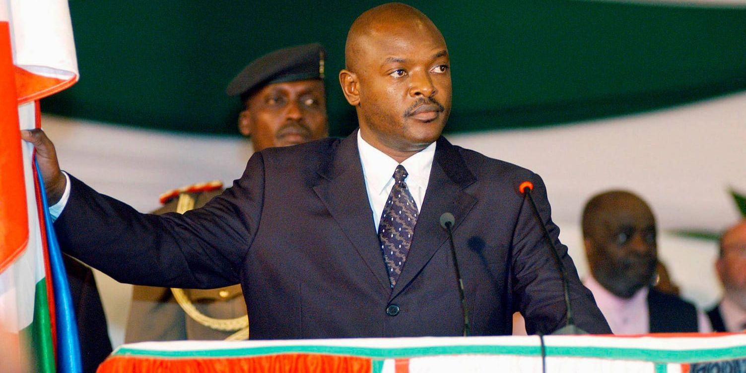 Burundis president Pierre Nkurunziza. Arkivbild.