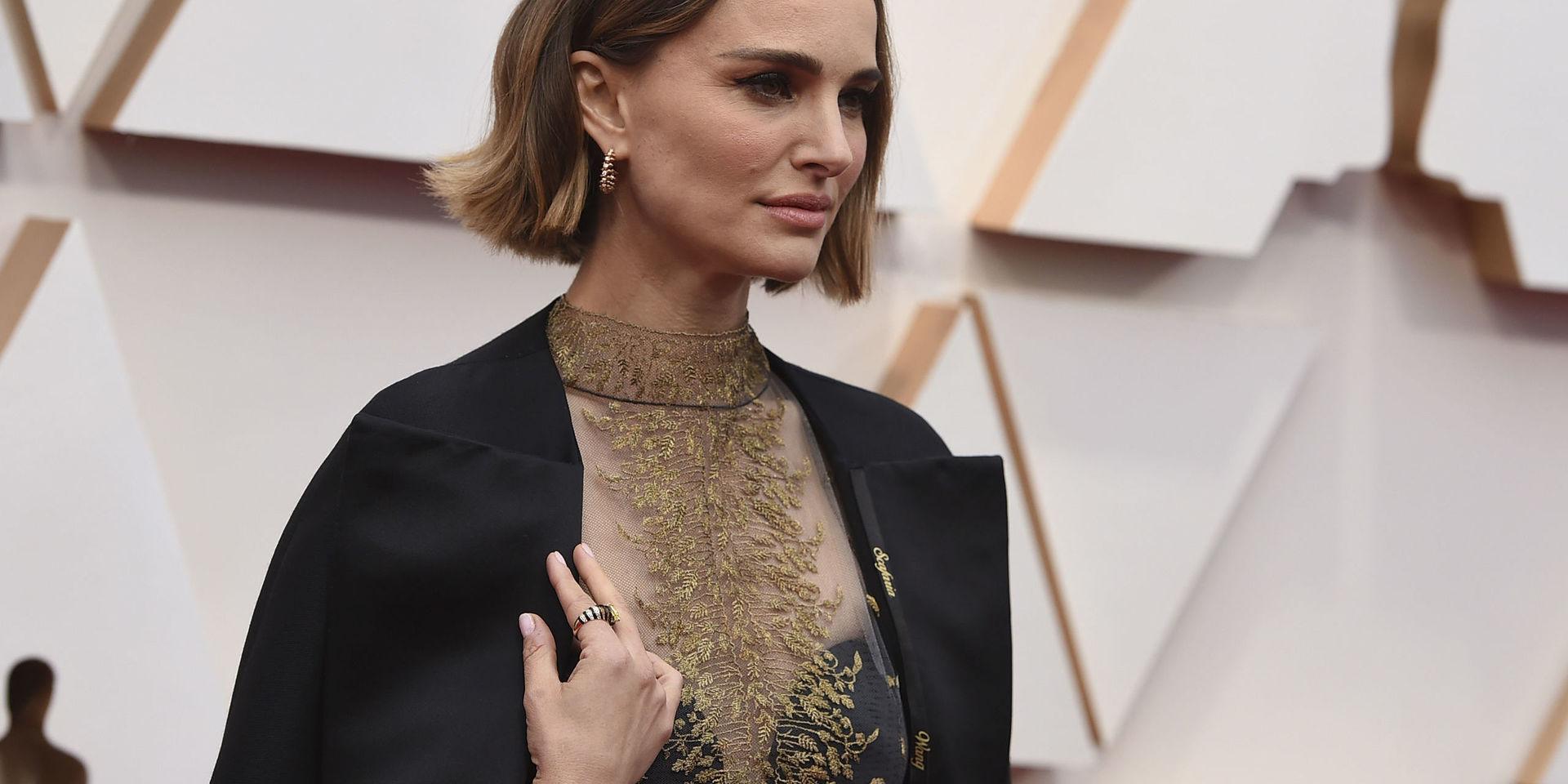 Natalie Portman valde att markera mot mansdominansen bland de nominerade.