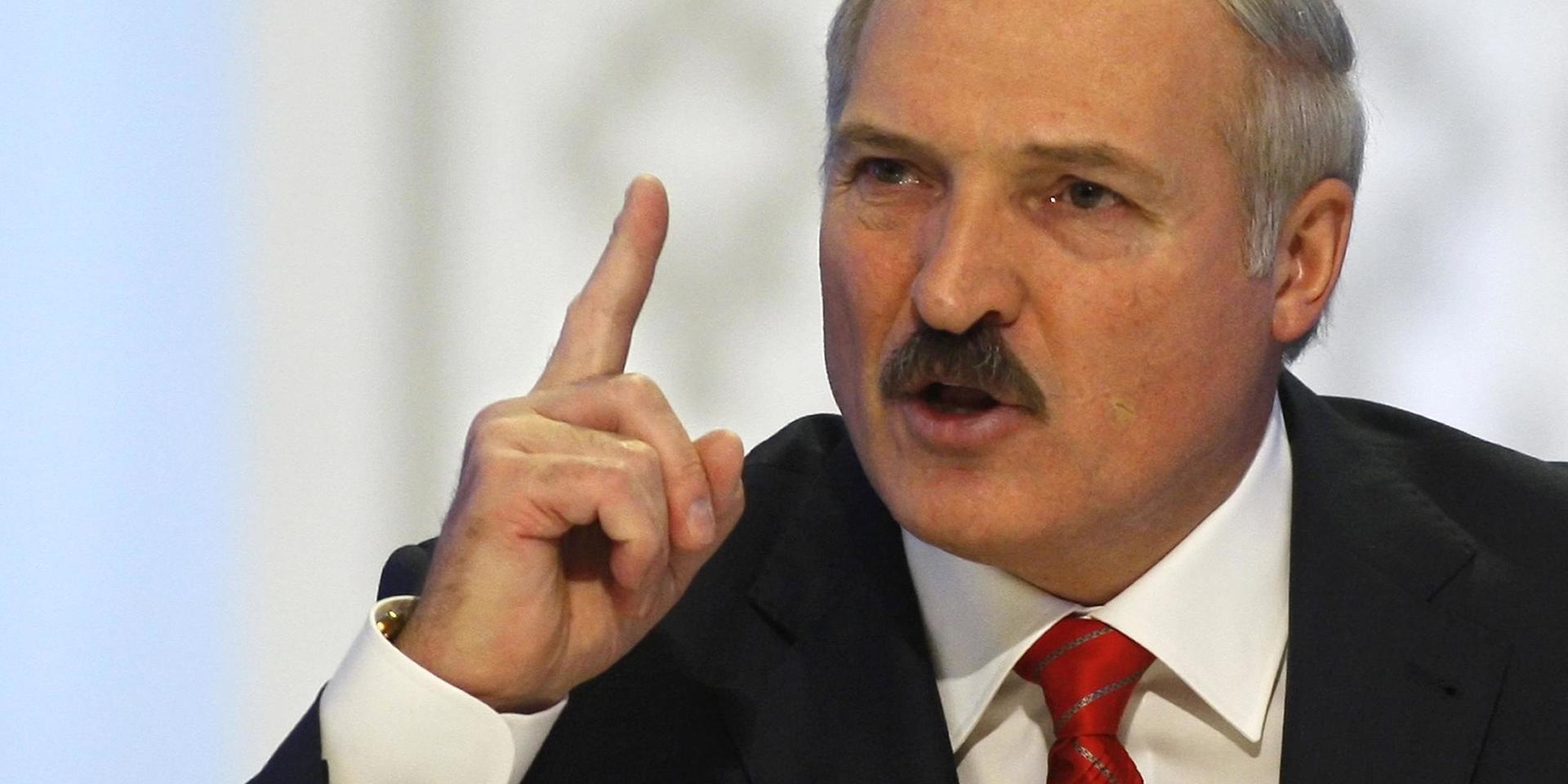 Belarus president Alexander Lukasjenko och hans regering får internationell kritik. Arkivbild.