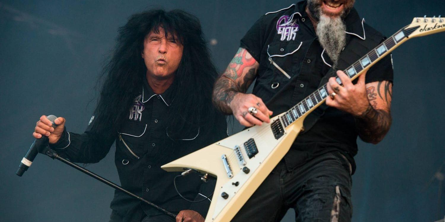 Anthrax uppträder på Sweden Rock i juni i år. Arkivbild