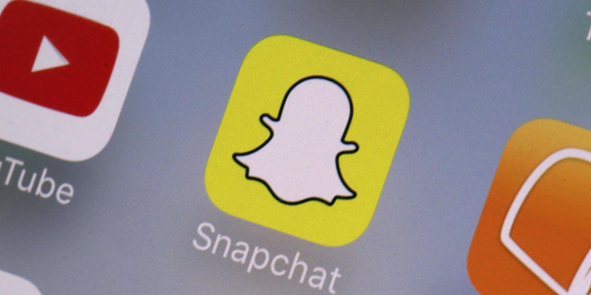 Sociala medie-företaget Snapchat är den senaste i raden att ta ställning mot delar av president Donald Trumps innehåll. Arkivbild.