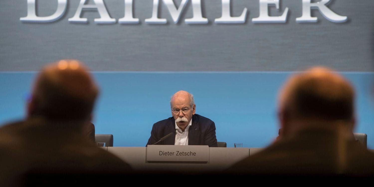 Daimler med vd Dieter Zetsche betonar banden till statliga kinesiska fordonstillverkaren BAIC.