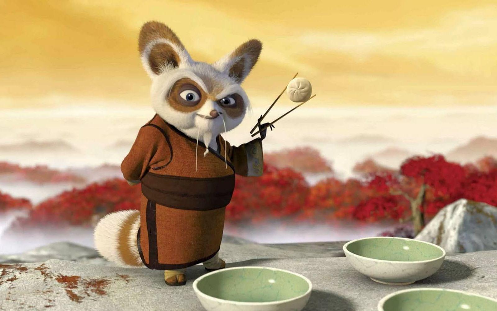 Kung Fu Panda-serien (2008-2016) - I alla tre Kung Fu Panda-filmerna hörs Hoffman i rollen som mästare Shifu. Foto: Paramount Pictures
