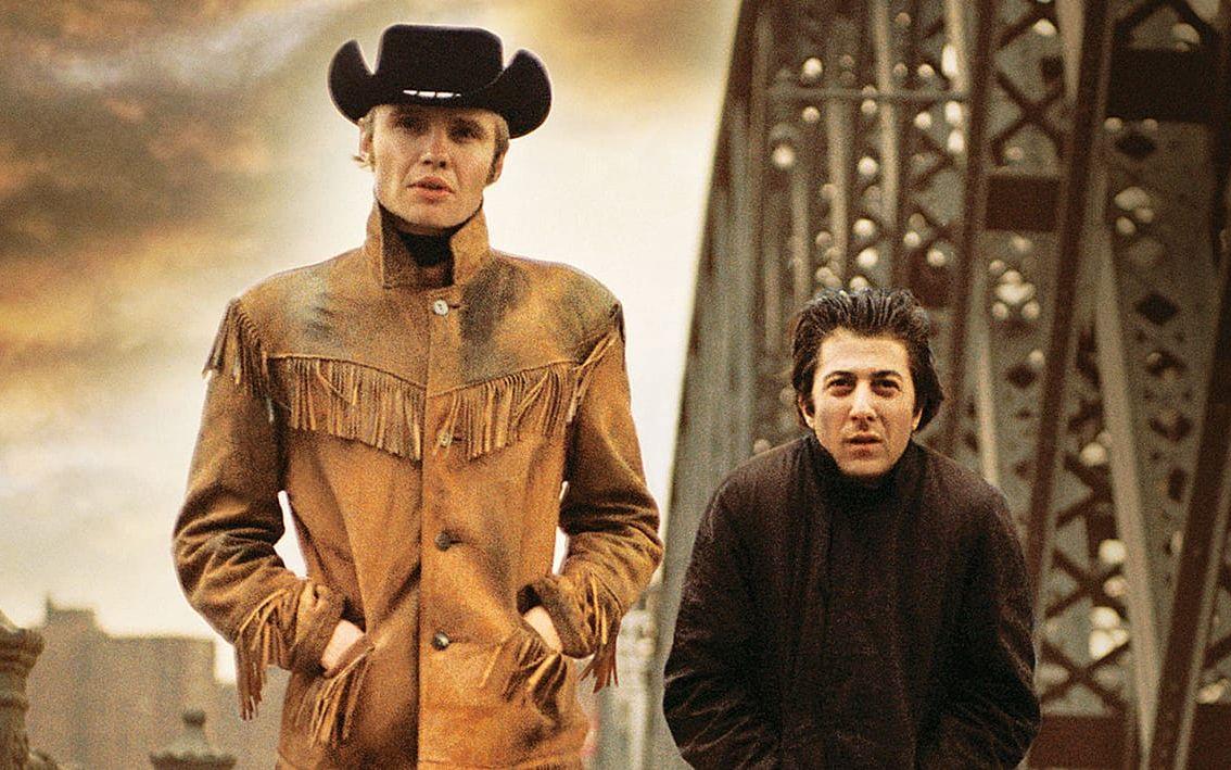 Midnight Cowboy (1969) -  Dustin Hoffman och Jon Voight spelade huvudrollerna och filmen kammade hem tre Oscar-statyetter. Både Hoffman och Voight blev även nominerade för sina roller. Foto: United Artists