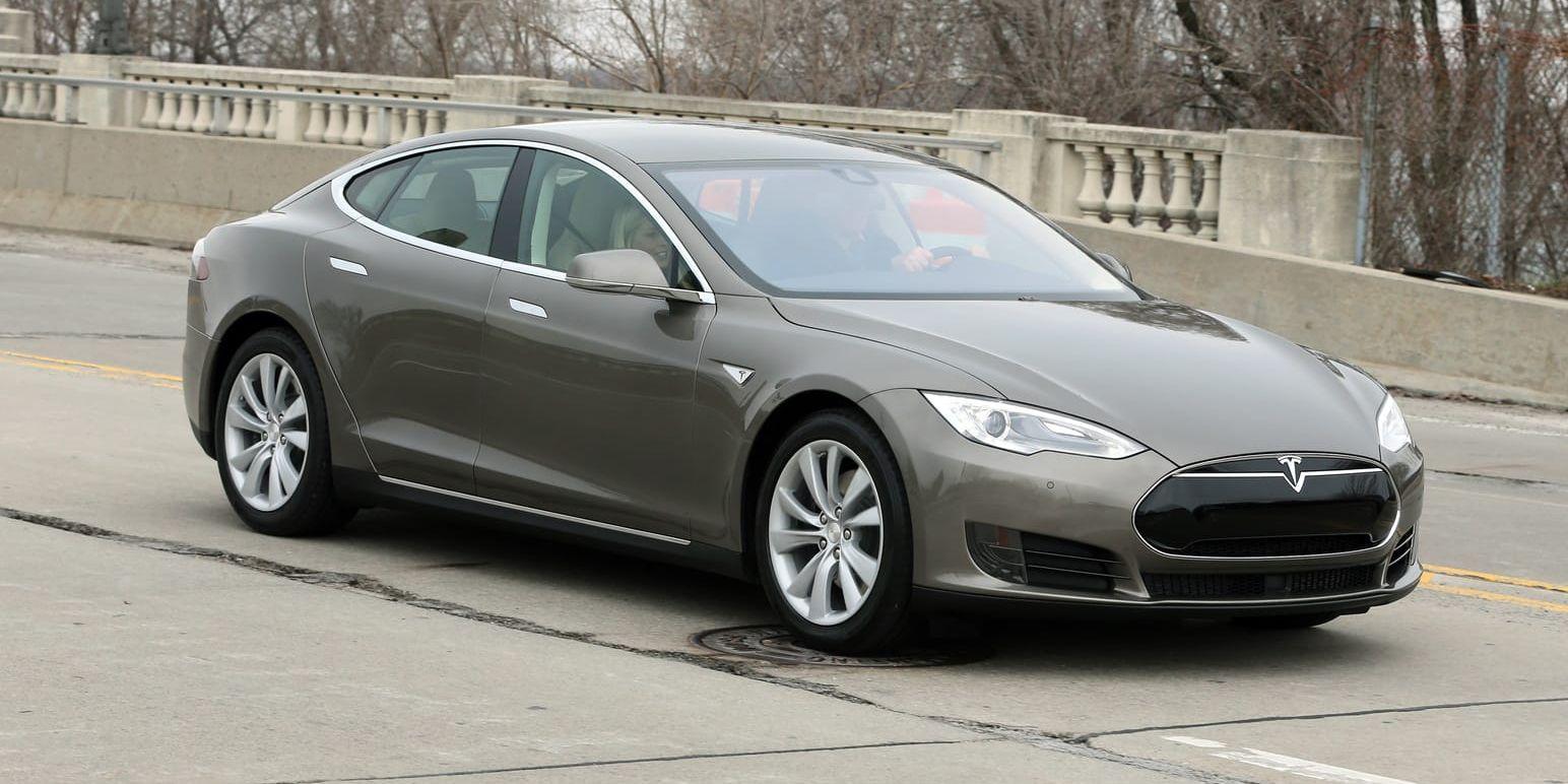 Tesla Model S 70D testkörs.