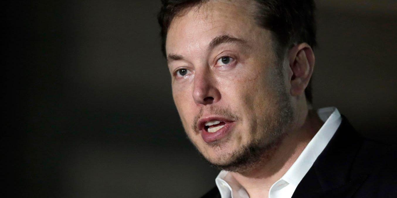Teslagrundaren Elon Musk rökte marijuana i direktsänd webbshow. Arkivbild.