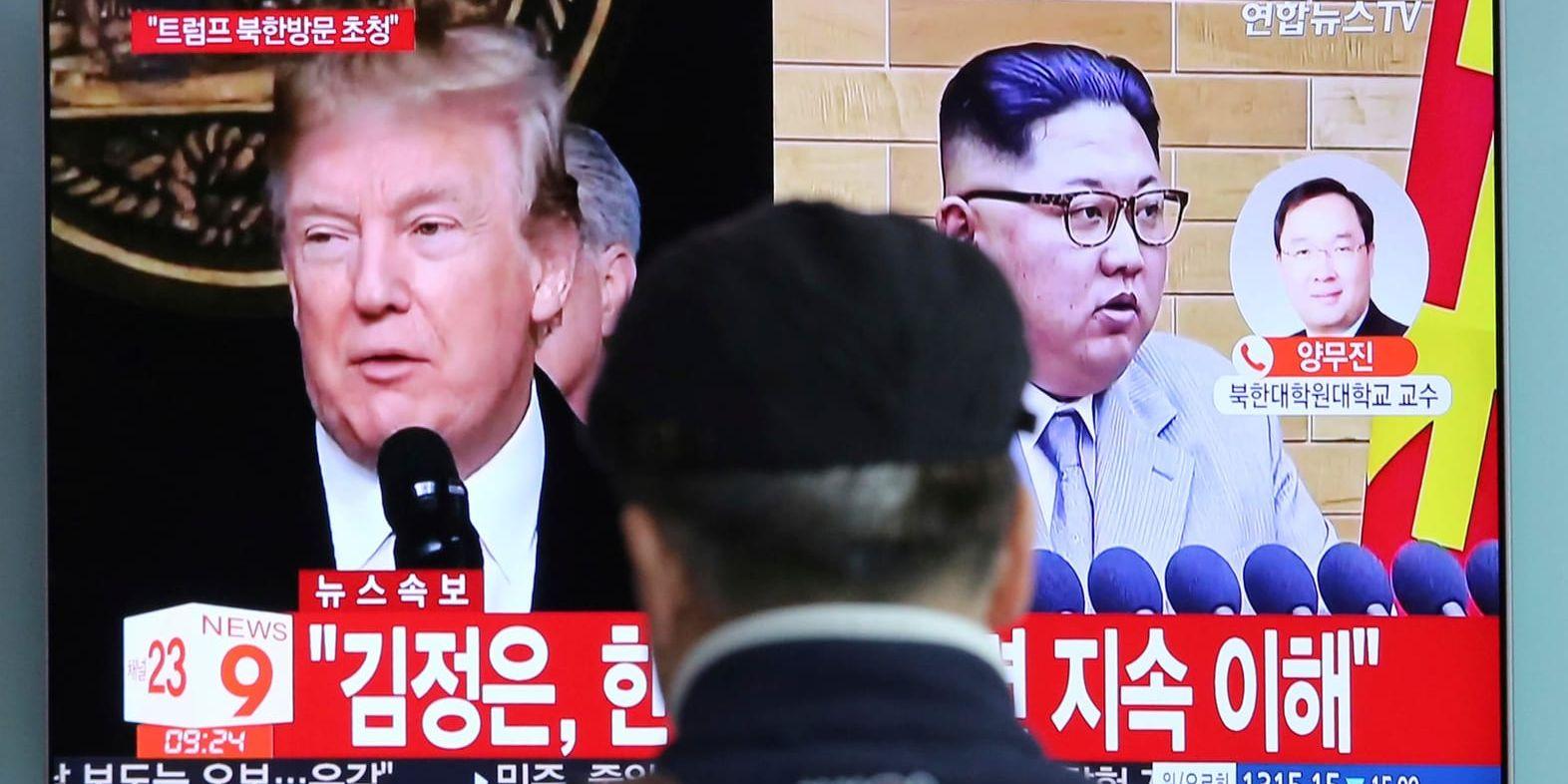 Spekulationerna är igång kring mötesplatsen för USA:s president Donald Trump och Nordkoreas diktator Kim Jong-Un. Arkivbild.