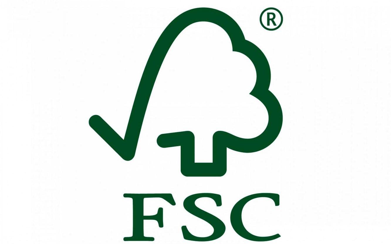 FSC står för Forest Stewardship Council. Märkningen garanterar att papperets ursprung uppfyller FSC:s krav på ett ansvarsfullt skogsbruk.