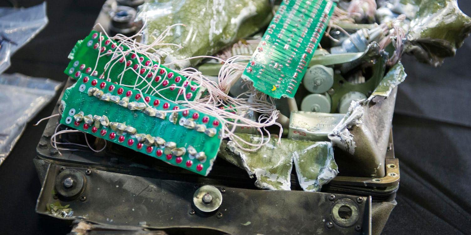 Resterna av en robot som avfyrats från Jemen mot Saudiarabien visades nyligen upp av USA:s FN-ambassadör Nikki Haley som bevis på att Iran förser Huthirebellerna i Jemen med vapen. Arkivbild.