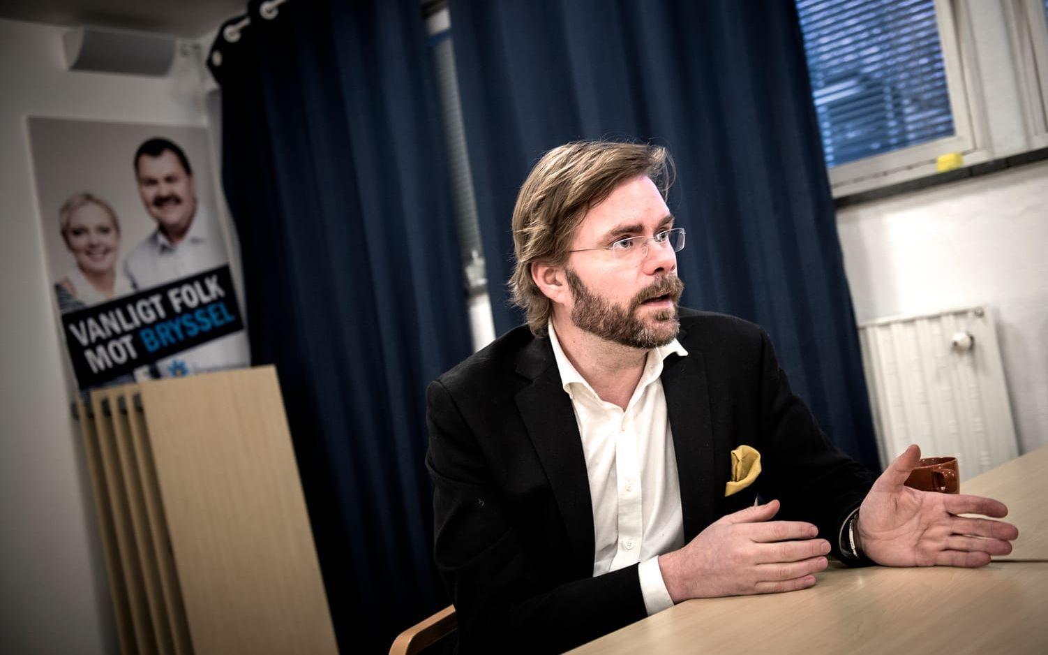 Ordföranden Jörgen Fogelklou håller inte med om kritiken mot partikulturen: "Det råder yttrandefrihet inom partiet. Bild: Hannes Ojensa
