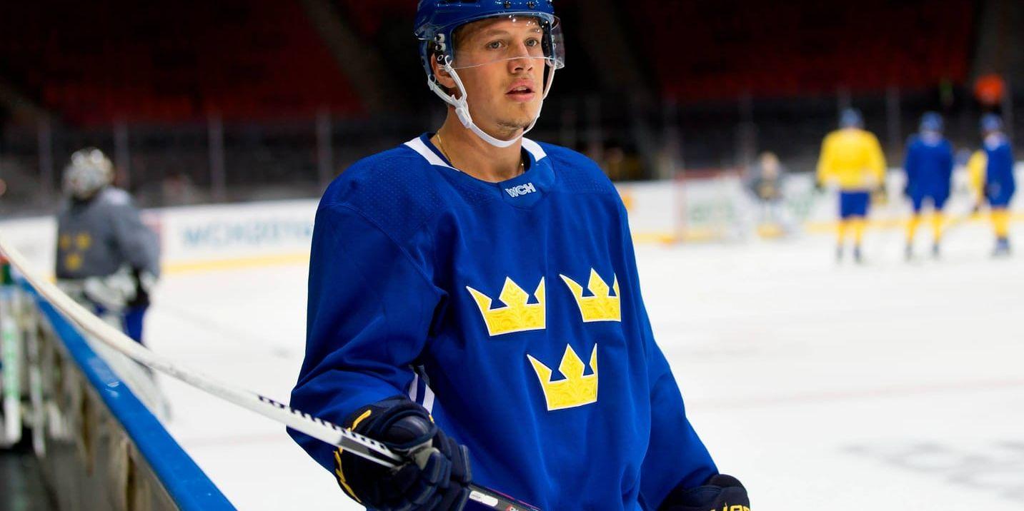 Landslagsforwarden Rickard Rakell närmar sig comeback i NHL-ishockeyn. Arkivbild.