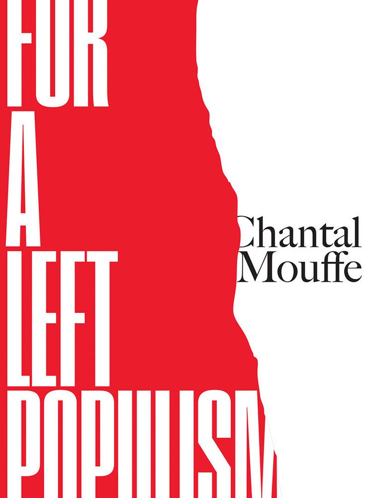 Omslag till For a left populism av Chantal Mouffe. 