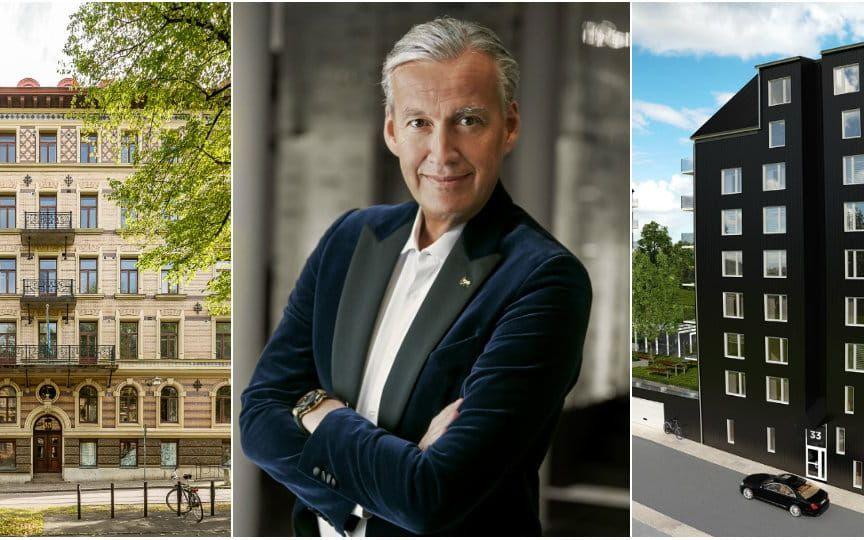 Det mesta pekar uppåt för Hans Wallenstams fastighetsbolag - som nu bygger rekordmånga lägenheter. Bilder: Björn Johansson/ Wallenstam