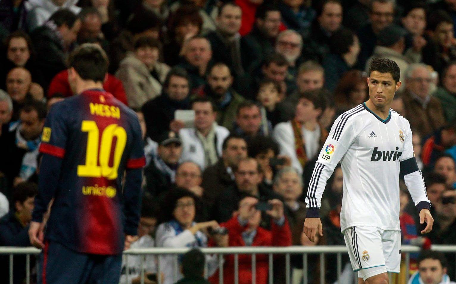 Rivaliteten bli inte mindre av att de spelar i Barcelona och Real Madrid – två klubbar som inte älskar varandra. Foto: TT