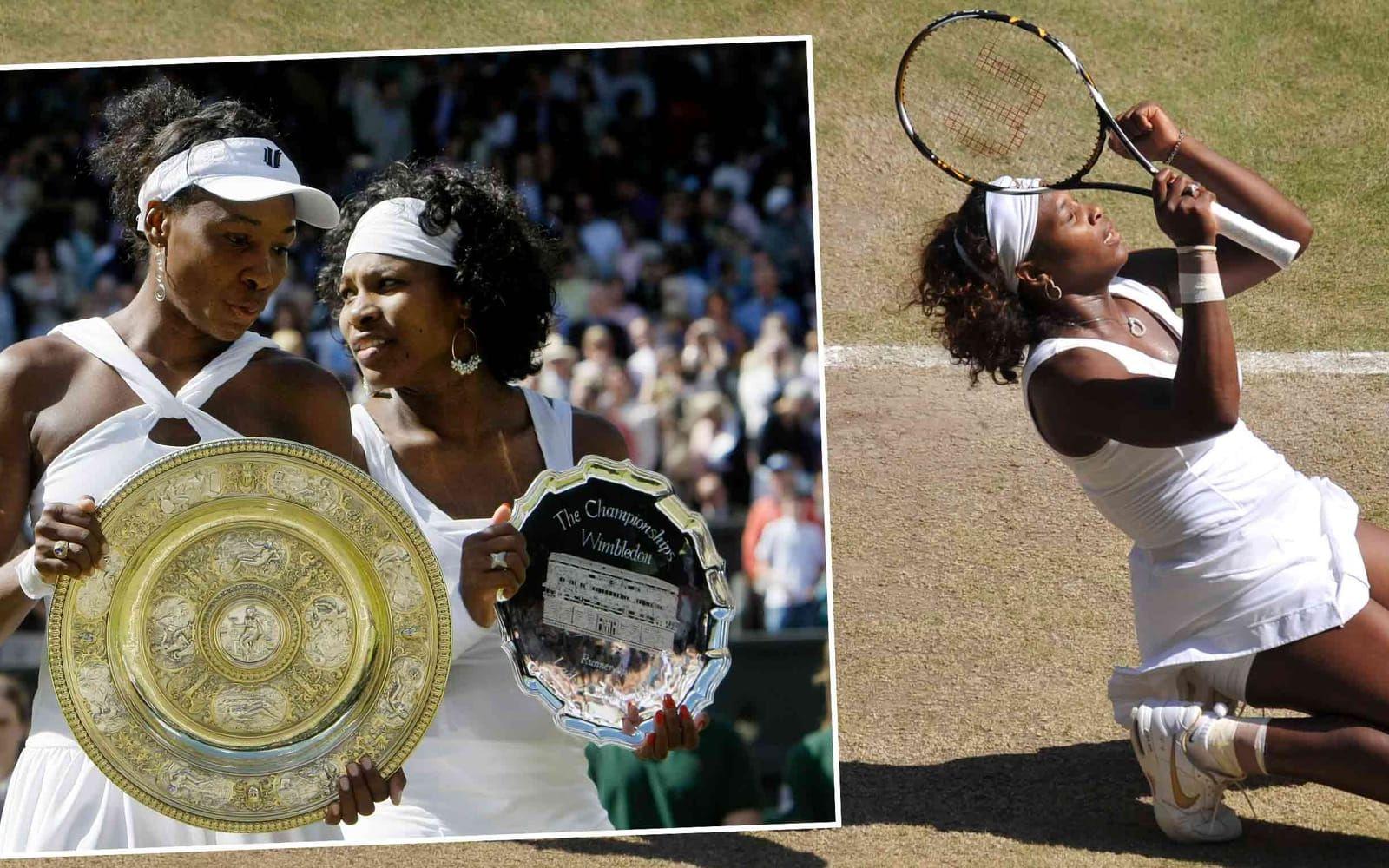 <strong>Serena Williams vs. Venus Williams.</strong> Systrarna dominerade tennisvärlden från slutet av 1990-talet och många år framöver. Venus var bäst de första åren, Serena vann åtta av deras sista tio dueller. Foto: TT