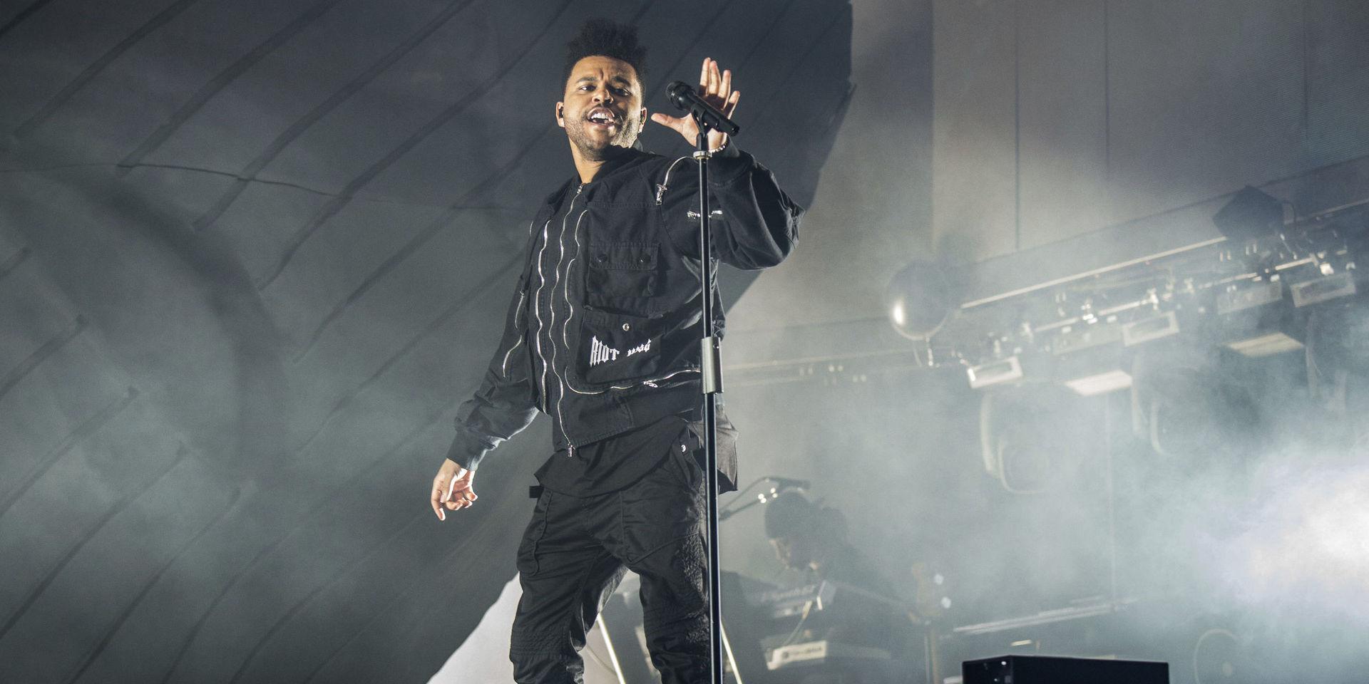 The Weeknd ligger etta på både album- och singellistan. Arkivbild. 