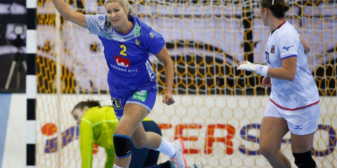 Ulrika Toft Hansen fick fart på Sverige mot Tjeckien.