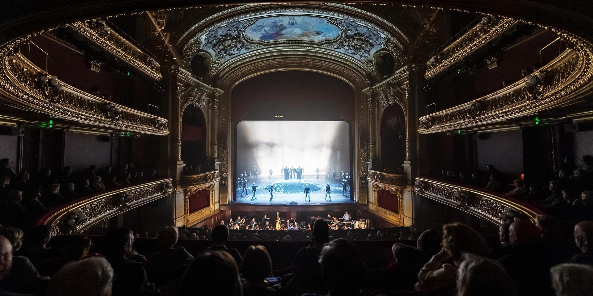Repetitioner inför premiären av ”Candide” på Kungliga Operan i Stockholm. 