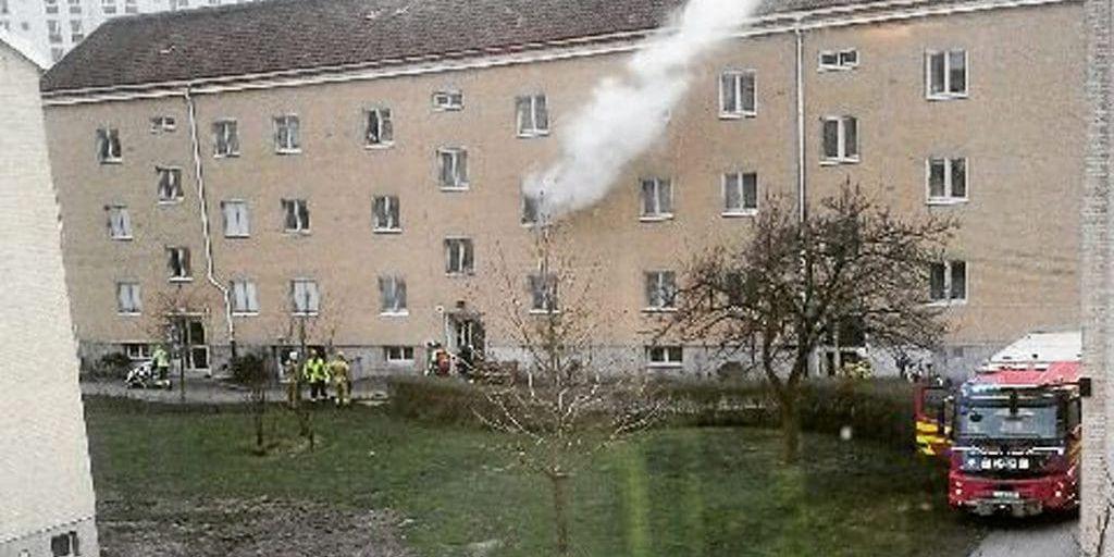 Brand på Konvaljegatan, Hisingen.