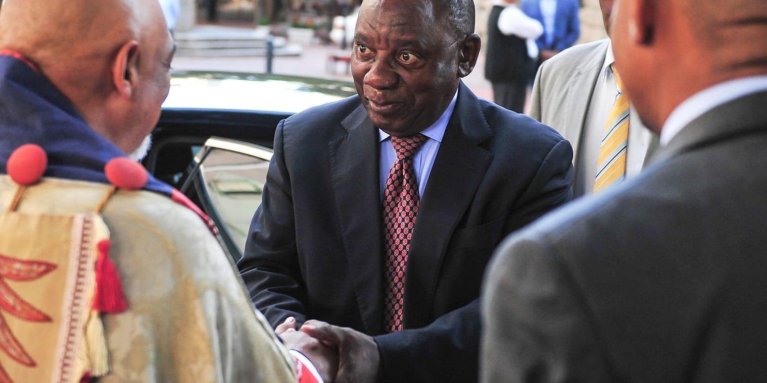65-årige Cyril Ramaphosa har nyligen valts till Sydafrikas president.