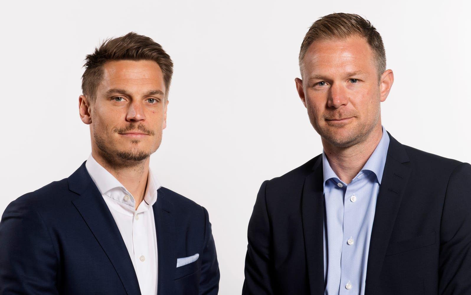 Malmö FF:s lagkapten Markus Rosenberg och tränare Magnus Pehrsson. Bild:Bildbyrån.