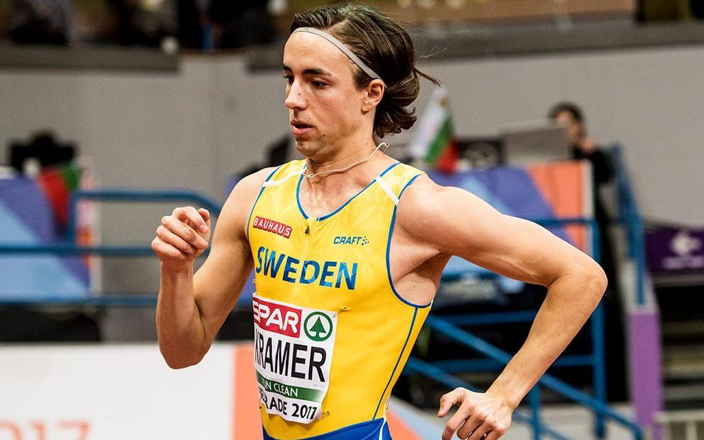 Andreas Kramer är en av löparna på plats i Karlstad. Bild: Bildbyrån
