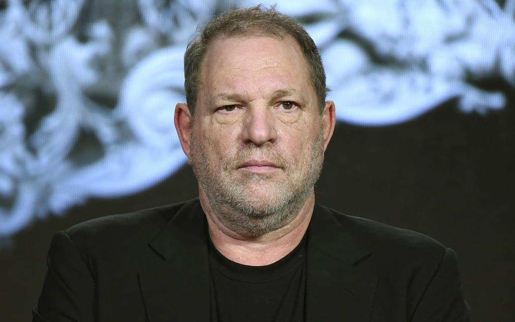Den numera sparkade producenten Harvey Weinstein. Foto: TT.
